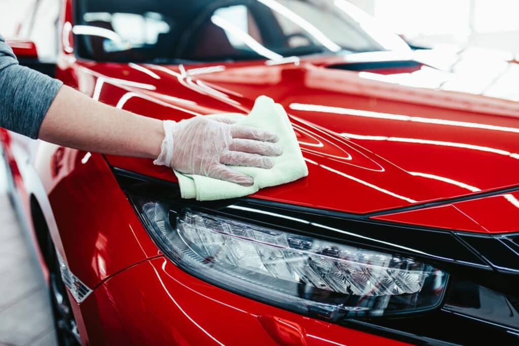 Experienced mobile car valet in Portsmouth offering meticulous car cleaning services.